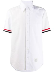 Thom Browne chemise à bandes tricolores - Blanc