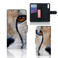 Huawei P20 | Telefoonhoesje | Met pasjeshouder | Cheetah