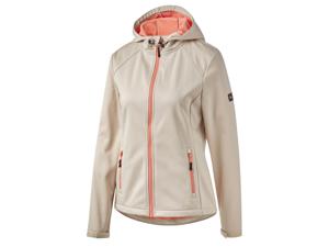 Rocktrail Dames softshelljack, verlengde achterkant (XS (32/34), Beige)