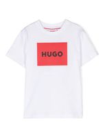 HUGO KIDS t-shirt en coton à logo imprimé - Blanc - thumbnail