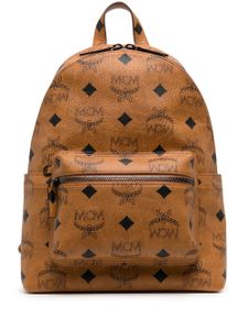 MCM sac à dos Stark médium à imprimé monogrammé - Marron