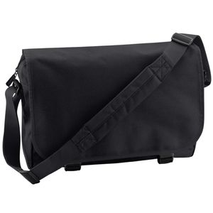 Schoudertas/Messenger bag - zwart - heren/dames - 41 x 31 x 12 cm