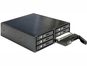 DeLOCK 5.25″ Mobile Rack for 6 x 2.5″ SATA HDD / SSD wisselframe Hot Swap