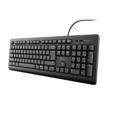 Trust TK-150 KEYBOARD US Toetsenbord Zwart