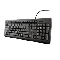Trust TK-150 KEYBOARD US Toetsenbord Zwart Trust TK-150 KEYBOARD US Toetsenbord Zwart