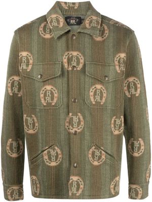 Ralph Lauren RRL chemise en coton à imprimé graphique - Vert