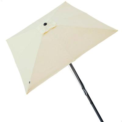 Parasol Aktive 270 x 261 x 270 cm Staal Aluminium Crème