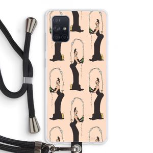Pop Some Kim: Samsung Galaxy A71 Transparant Hoesje met koord