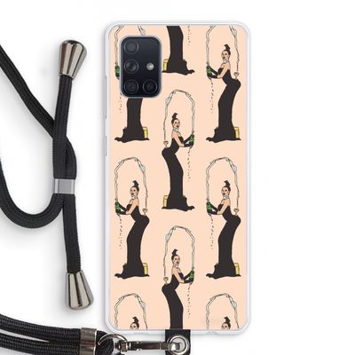 Pop Some Kim: Samsung Galaxy A71 Transparant Hoesje met koord