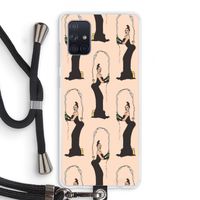 Pop Some Kim: Samsung Galaxy A71 Transparant Hoesje met koord Pop Some Kim: Samsung Galaxy A71 Transparant Hoesje met koord