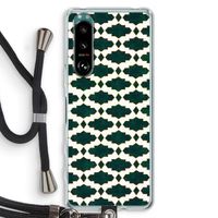 Moroccan tiles: Sony Xperia 5 III Transparant Hoesje met koord