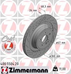 Remschijf Coat Z 400550420