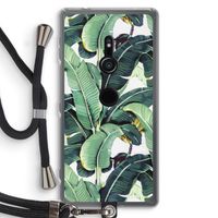 Bananenbladeren: Sony Xperia XZ2 Transparant Hoesje met koord