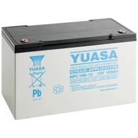 Yuasa Loodaccu 12 V 100 Ah Loodvlies (AGM) (b x h x d) 350 x 225 x 168 mm Geringe zelfontlading