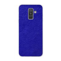 Majorelle Blue: Samsung Galaxy A6 Plus (2018) Transparant Hoesje