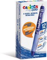 Carioca gelroller Oops, medium, uitwisbaar, doos van 12 stuks, blauw