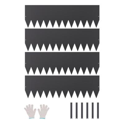VEVOR gazonrandenset van 4 metalen bedranden 1016x304,8x1,5mm