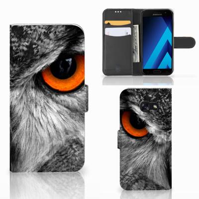 Samsung Galaxy A5 2017 | Telefoonhoesje | Met pasjeshouder | Uil