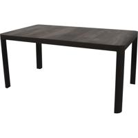 Lesli tafel castilla negro 160 x 90 x 74 cm