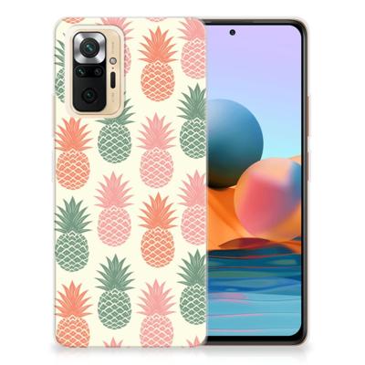 Xiaomi Redmi Note 10 Pro | Siliconen Case | Ananas