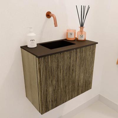 Toiletmeubel Mondiaz Joya | 50 cm | Meubelkleur Dusk | Faye wastafel Urban Links | Zonder kraangat(en)