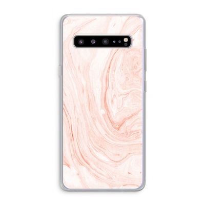 Peach bath: Samsung Galaxy S10 5G Transparant Hoesje