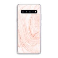 Peach bath: Samsung Galaxy S10 5G Transparant Hoesje