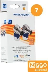 Hirschmann KOSWI 5/KOKWI 5 shop coaxconnector 2 stuk(s) 75 Ohm