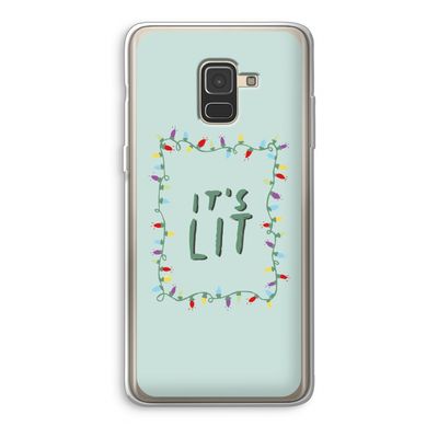 It's Lit: Samsung Galaxy A8 (2018) Transparant Hoesje