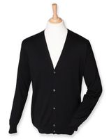 Henbury W722 Men`s Lightweight V-Neck Cardigan - thumbnail