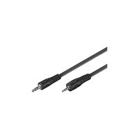 Goobay AVK 313-200 2.0m audio kabel 2 m 2.5mm 3.5mm Zwart - thumbnail