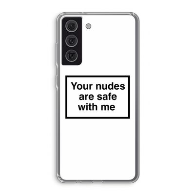 Safe with me: Samsung Galaxy S21 FE Transparant Hoesje