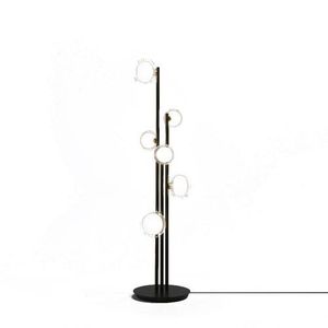 Tooy Nabila Vloerlamp - Zwart - Messing