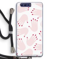 Hands pink: Honor 9 Transparant Hoesje met koord
