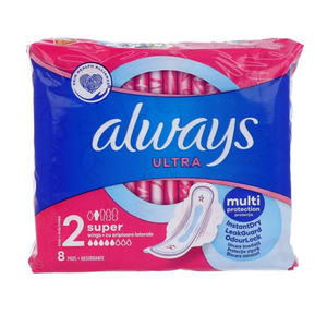 Always Ultra Super Maandverband Met Vleugels