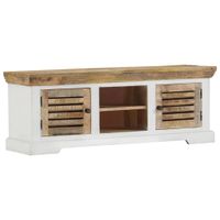 Tv-meubel 110x30x40 cm massief mangohout