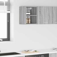 Hangkast Riga Grijs Sonoma 30 x 29,5 x 40 cm Bewerkt hout Hangkast Riga Grijs Sonoma 30 x 29,5 x 40 cm Bewerkt hout