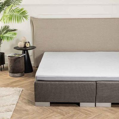 Molton Hoeslaken Badstof Waterdicht - 120x200 Cm - Fresh And Co Matrasbeschermer - Dekbed-Discounter.nl