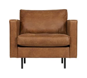 WOOOD Fauteuil 'Rodeo Classic', kleur Cognac