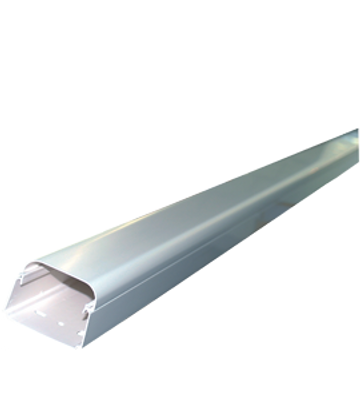 Airco leidinggoot 78x38mm 24 meter wit RAL 9010 Canalit 940155
