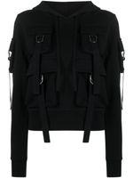 Blumarine veste en coton à poches cargo - Noir