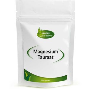 Magnesium Tauraat | 100 capsules | Vitaminesperpost.nl