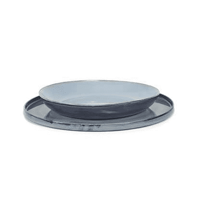 SERAX - Terres de Reves - Serveerschaal 29cm D. Blue/light bl