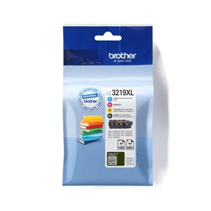 Brother LC3219XLVALBP tonercartridge 4 stuk(s) Origineel Zwart, Cyaan, Magenta, Geel