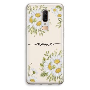 Daisies: OnePlus 6 Transparant Hoesje