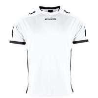 Stanno 410006K Drive Match Shirt Kids - White-Black - 140 - thumbnail