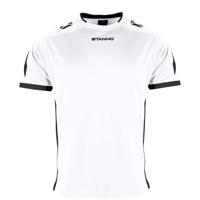 Stanno 410006K Drive Match Shirt Kids - White-Black - 140