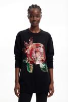 Oversized trui pailletten M. Christian Lacroix - BLACK - M