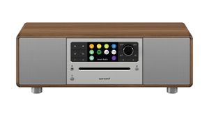 Sonoro Prestige X - SO-331 stereo internetradio met DAB+, FM, CD, Spotify en Bluetooth - walnoot