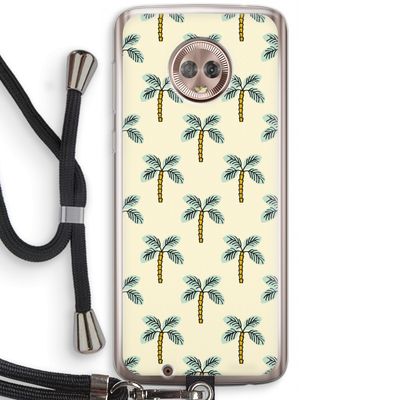 Paradise: Motorola Moto G6 Transparant Hoesje met koord